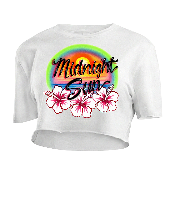 Camiseta Cropped Midnight Sun Zara Larsson Fanmade O Culto do Pop