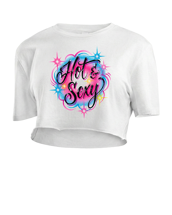 Camiseta Cropped Hot & Sexy Midnight Sun Zara Larsson Fanmade O Culto do Pop