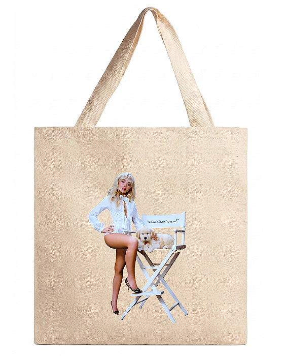 Ecobag Man's Best Friend Sabrina Carpenter Fanmade O Culto Do Pop