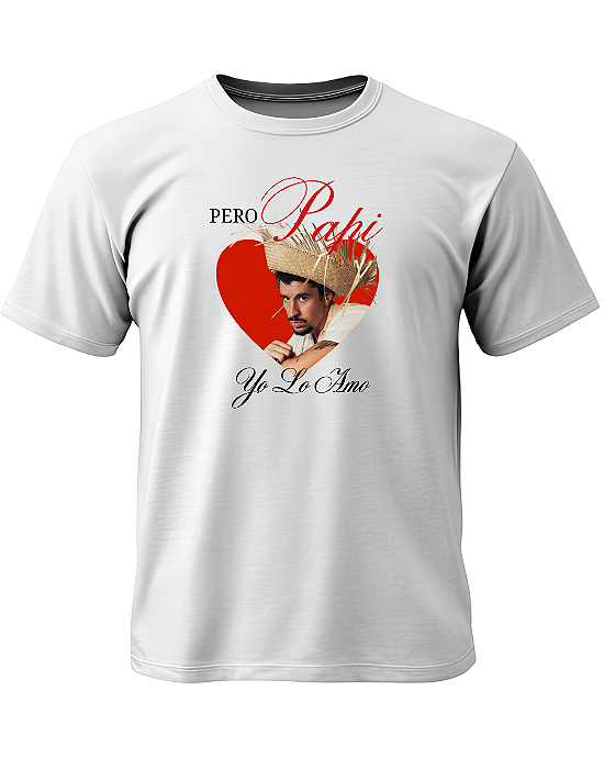 Camiseta Pero Papi Yo Lo Amo Bad Bunny Fanmade O Culto do Pop