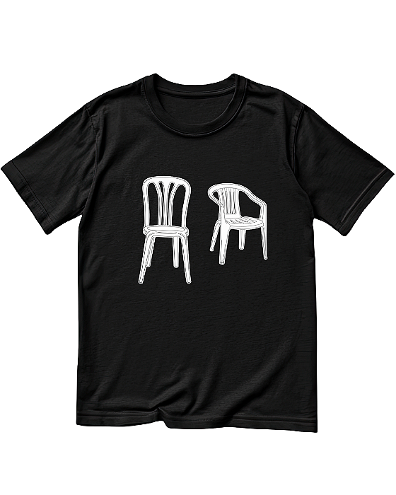 Camiseta Debí Tirar Más Fotos Cadeiras DTMF Bad Bunny Fanmade O Culto do Pop