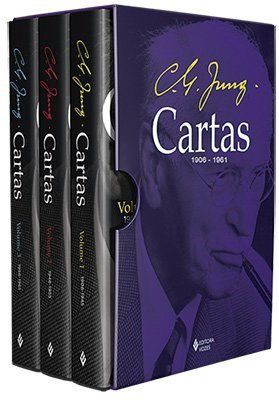 Livro Cartas de C. G. Jung   Caixa 3 Volumes - Jung - Vozes