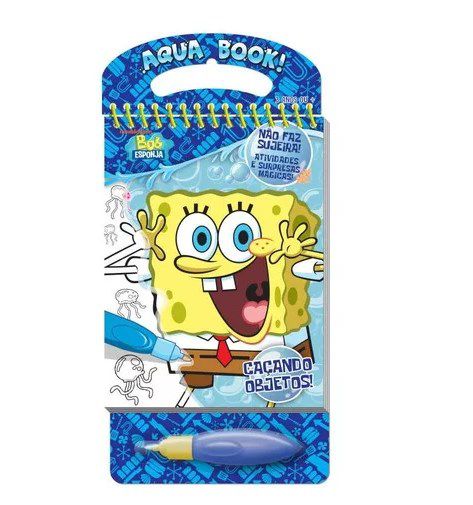 Livro Aqua Book Bob Esponja -