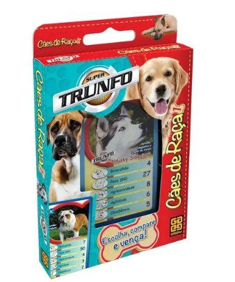 Jogo de Cartas Super Trunfo Cães de Raça - Grow