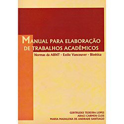 Livro Manual para Elaboracao de Trabalhos Academicos - Santiago