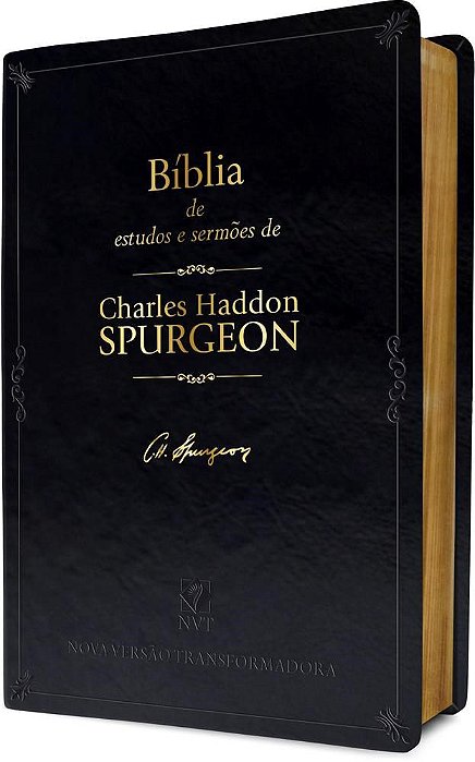 Livro Biblia de Estudos e Sermoes de C. H. Spurgeon: Nova Versao Transformadora - Spurgeon