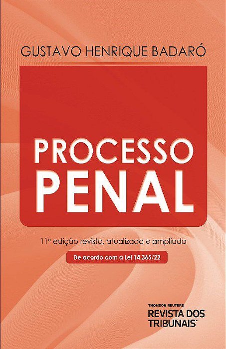 Livro Processo Penal Badaro