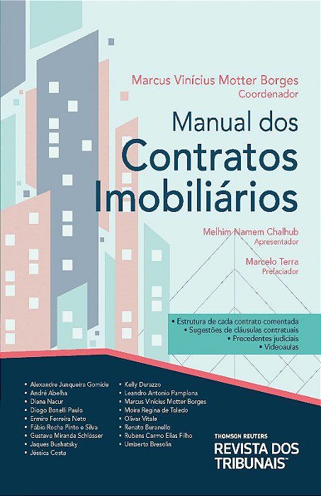 Livro Manual dos Contratos Imobiliários - Borges - RT