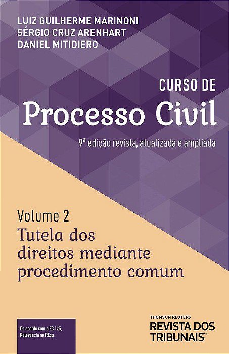 Livro Curso de Processo Civil - Volume 2 - Marinoni/ Arenhart