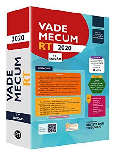 Livro Vade Mecum Rt 2020 - Editora Revista dos