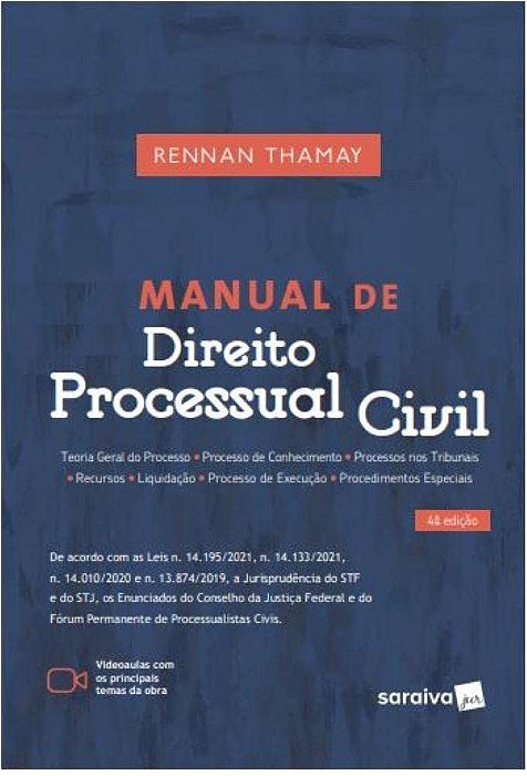 Livro Manual de Direito Processual Civil - Thamay