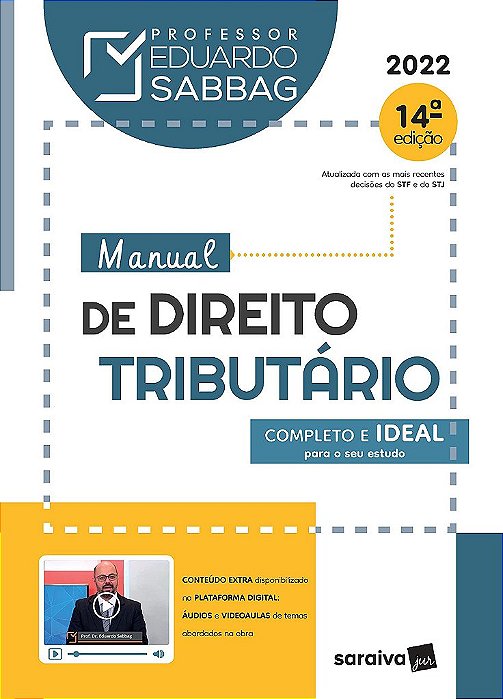 Livro Manual de Direito Tributario - Sabbag