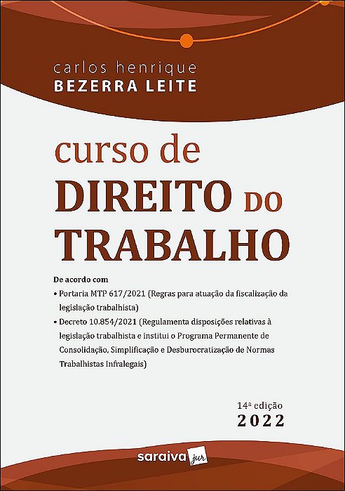 Livro Curso de Direito do Trabalho - Leite