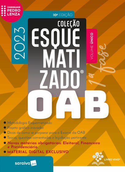 Livro Oab Esquematizado: 1  Fase Volume Unico - Casado Filho