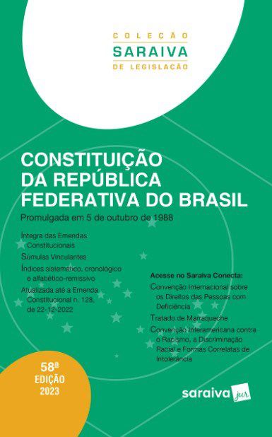 Livro Constituicao da Republica Federativa do Brasil - Editora Saraiva