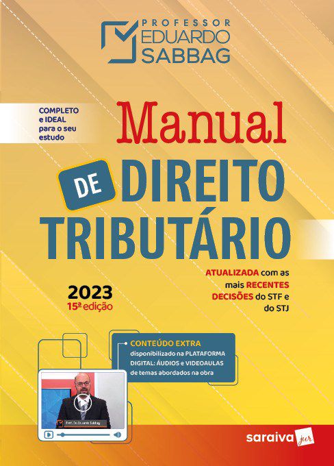 Livro Manual de Direito Tributário - Sabbag - Saraiva