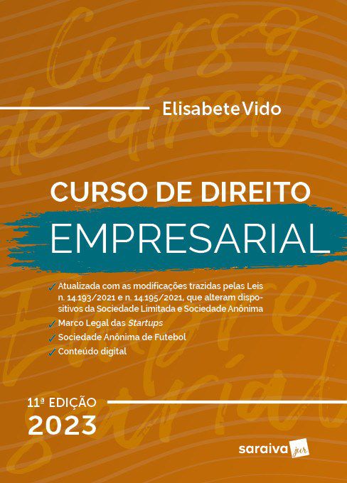 Livro Curso de Direito Empresarial - Vido