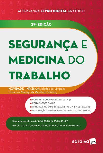 Livro Segurança e Medicina do Trabalho Saraiva