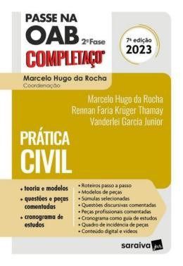 Livro Passe Na Oab 2 Fase Fgv Prática Civil - Rocha - Saraiva