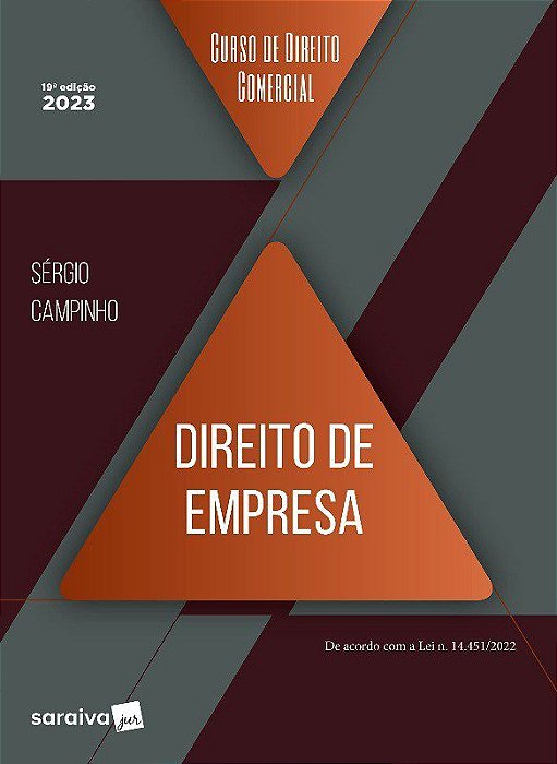 Livro Curso de Direito Comercial - Direito de Empresa - Campinho
