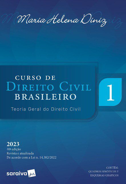 Livro Curso de Direito Civil Brasileiro: Teoria Geral do Direito Civil Vol.1 - Diniz