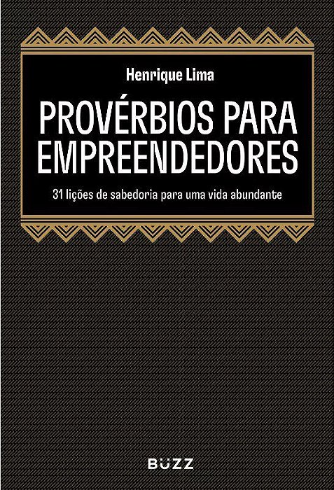 Livro Provérbios para Empreendedores - Lima - Buzz