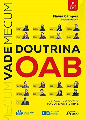 Livro Vade Mecum Doutrina da OAB - 4ª Ed.- Foco