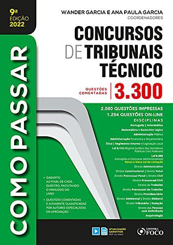 Livro Como Passar em Concursos Tribunais Técnico