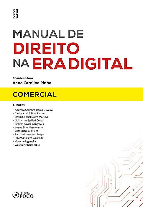 Livro Manual de Direito Na era Digital Comercial 1ª Ed 2023 - Wilson Pinheiro Vict