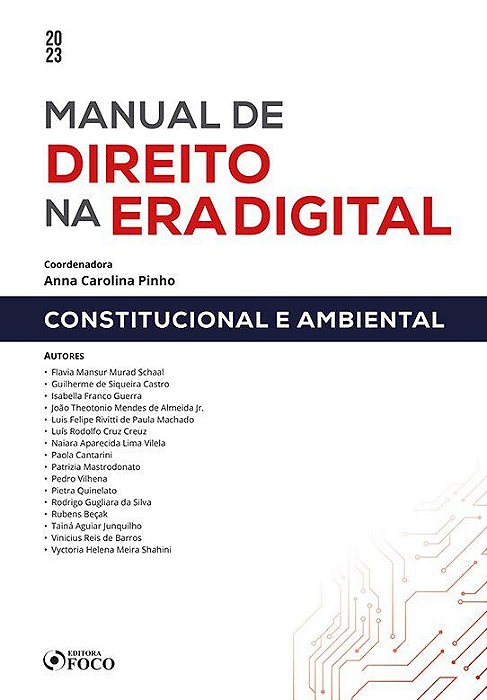Livro Manual de Direito Digital - Constitucional e Ambiental - 1ª Ed - 2023 - Vyctoria Helena Meir