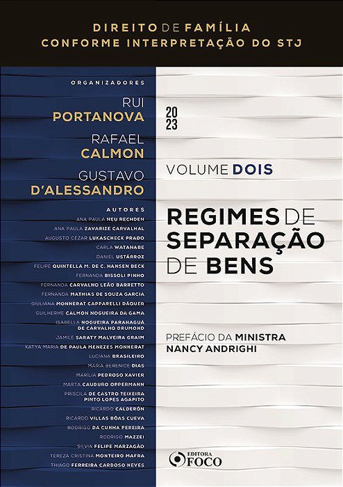 Livro Regimes de Separação de Bens - Volume 2 - 1ª Ed - 2023: Coleção Direit - Thiago Ferreira Card