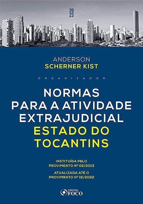 Livro Normas para a Atividade Extrajudicial Estado de Tocantins - Kist