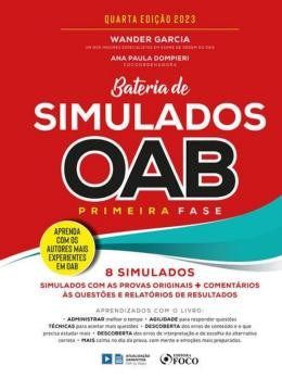 Livro Bateria de Simulados Oab Primeira Fase - Trigueiros