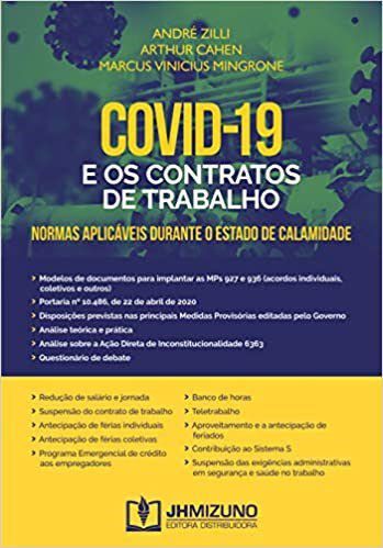 Livro Covid-19 e os Contratos de Trabalho - Zilli - Jh Mizuno