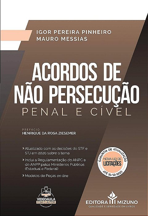 Livro Acordos de Não Persecução Penal e Cível
