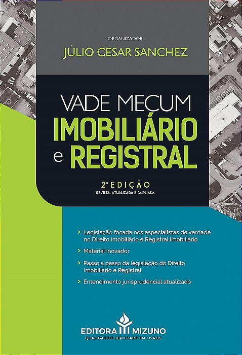 Livro Vade Mecum Imobiliário e Registral - Sanchez - Jh Mizuno