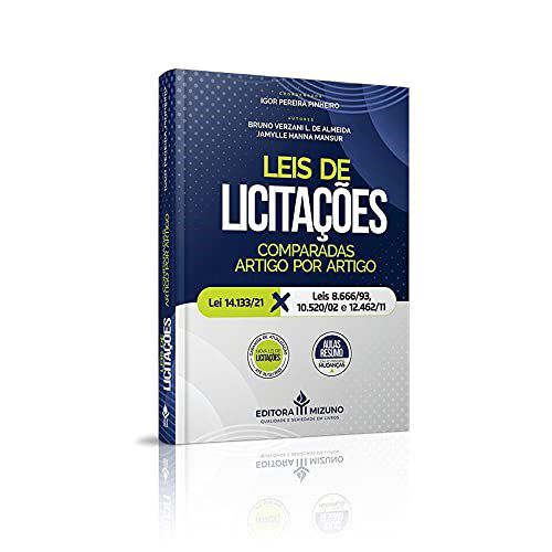 Livro Leis de Licitações Comparadas Artigo por Artigo - Almeida, Bruno Verza