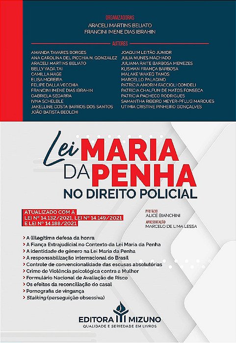 Livro Lei Maria Da Penha No Direito Policial, A - Beliato - Jh Mizuno