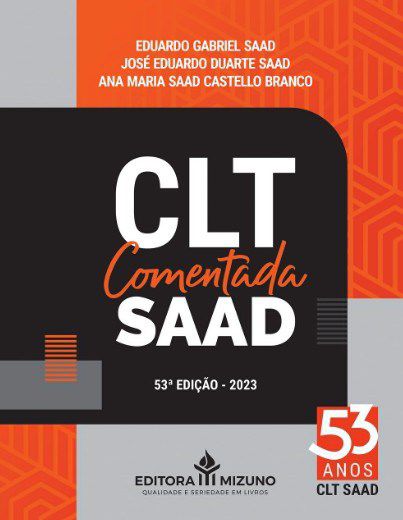 Livro Clt Comentada Saad