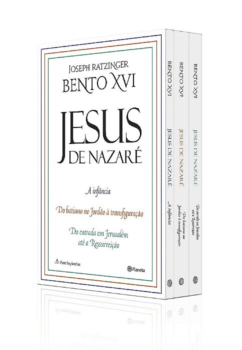 Livro Box Coletânea Jesus de Nazaré - Ratzinger - Planeta