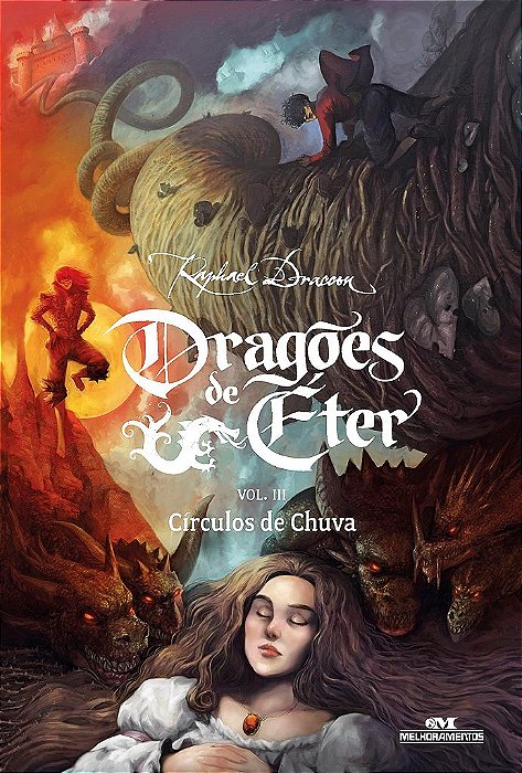 Livro Dragoes de Eter - Circulos de Chuva - Vol. 3 - Draccon