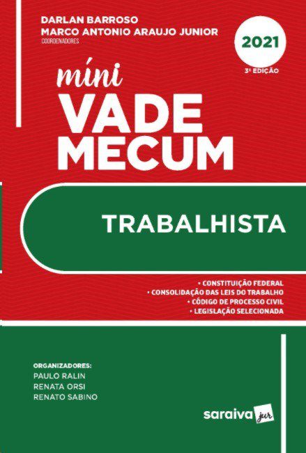 Livro Mini Vade Mecum Trabalhista - Sabino