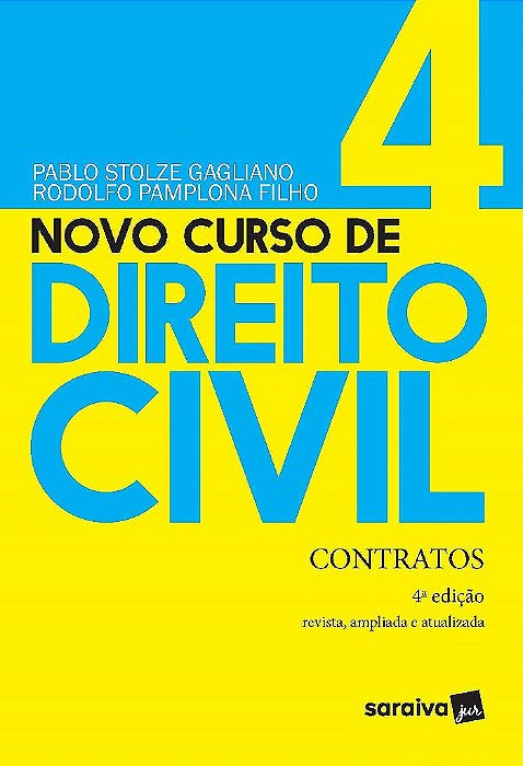Livro Novo Curso de Direito Civil: Contratos vol 4  Gagliano