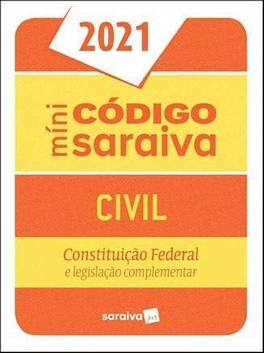 Livro Codigo Civil Mini - 27ed/21 - Saraiva S/a Livreiro