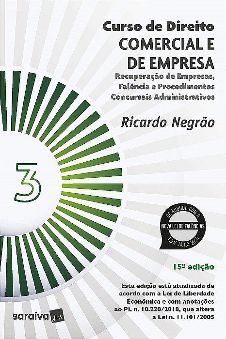 Livro Curso de Direito Comercial e de Empresa: Recuperacao de Empresas, Falencia - Negrao