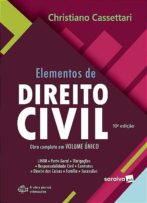 Livro Elementos de Direito Civil - Cassettari