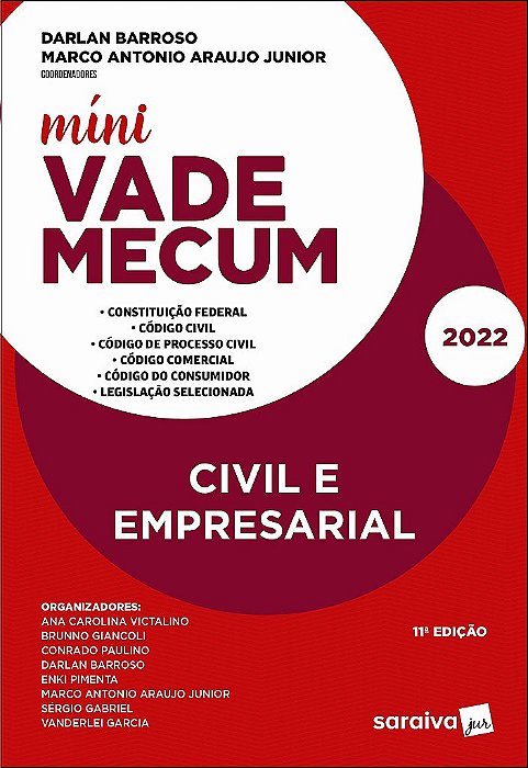 Livro Mini Vade Mecum Civil e Empresarial - Saraiva