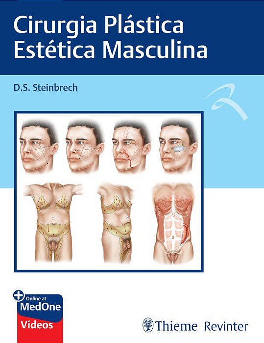 Livro Cirurgia Plástica Estética Masculina - Steinbrech