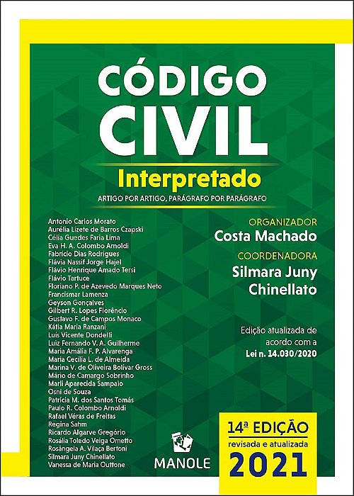 Livro Código Civil Interpretado - Manole