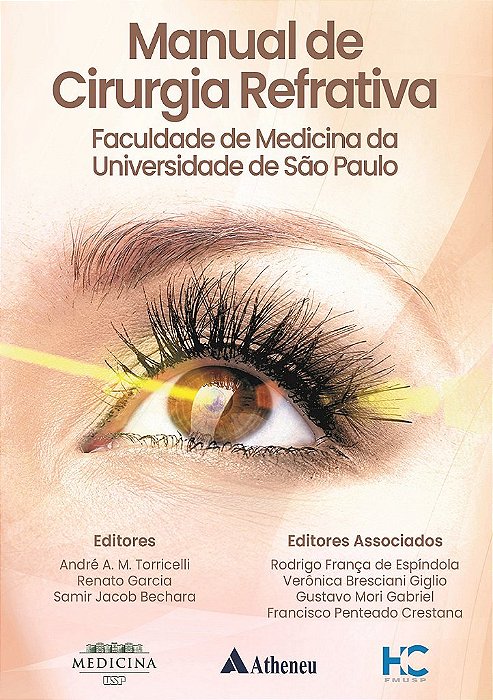 Livro Manual de Cirurgia Refrativa FMUSP - Torricelli - Atheneu
